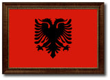 Albania Country Flag Canvas Print, 21"x30"