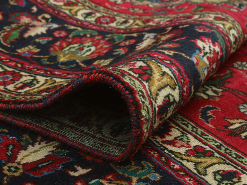 Fine Vintage Distressed Danya Red Rug