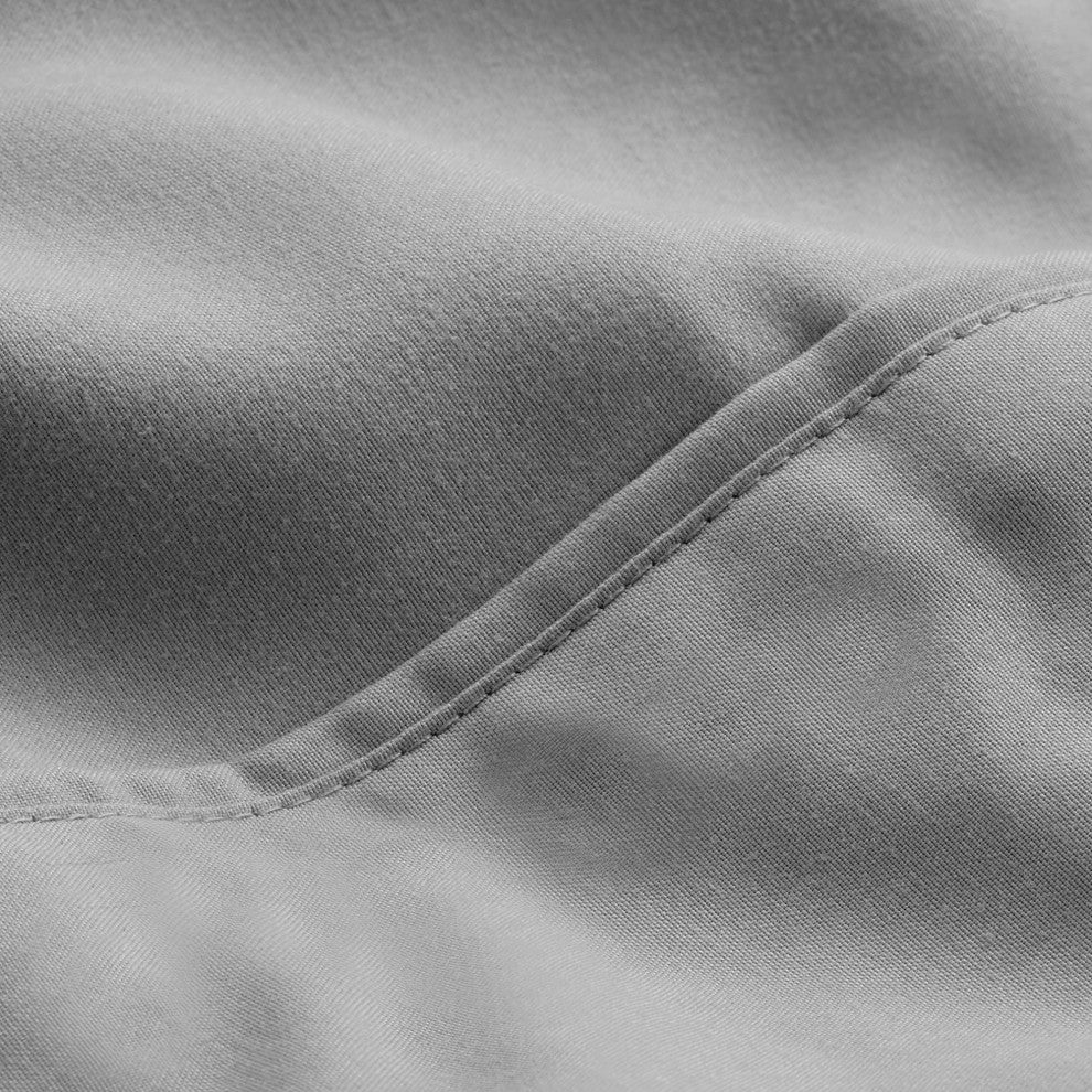 Reversible Bed-in-a-Bag, Light Gray/Gray, Light Gray, King