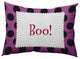 Halloween Boo Dots Accent Pillow, Orchid, 14"x20"