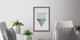 "Triangles Overlap" Framed Painting Print, 20"x30"