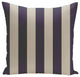 Stripe Decorative Pillow Latte Spring Navy, 26"x26"