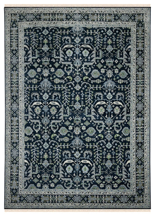 Bristol Harrow Area Rug, Blue, 12' x 15', Bordered
