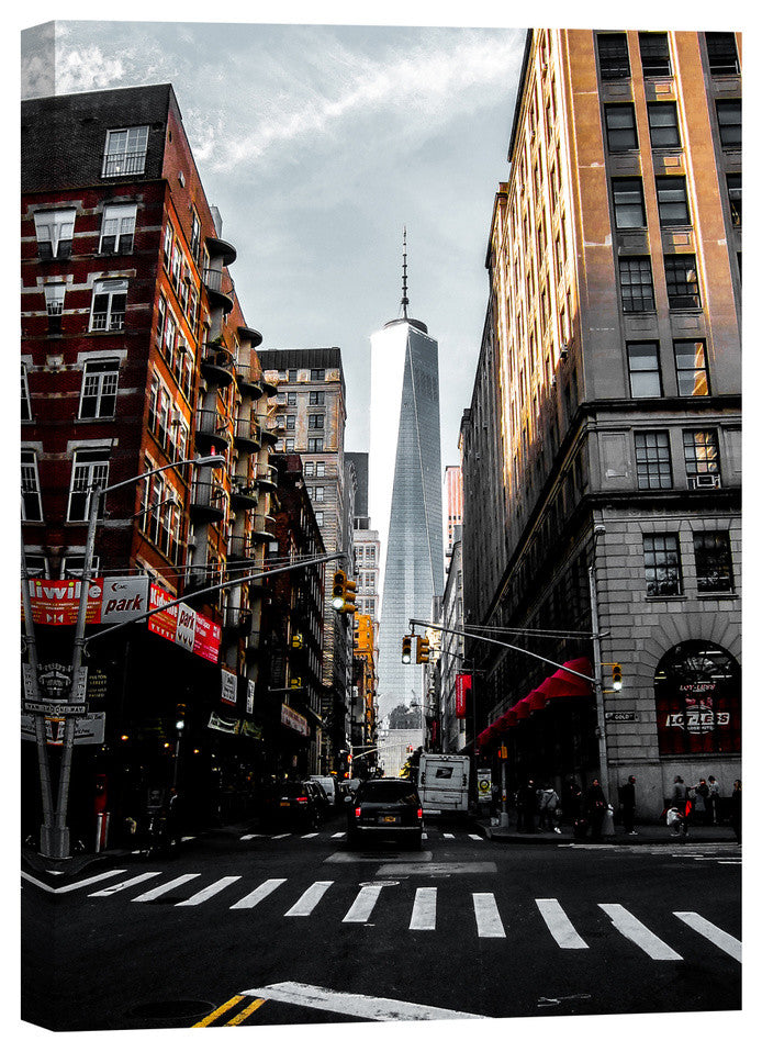 Cortesi Home "Lower Manhattan" by Nicklas Gustafsson, Giclee Canvas Art, 18"x26"