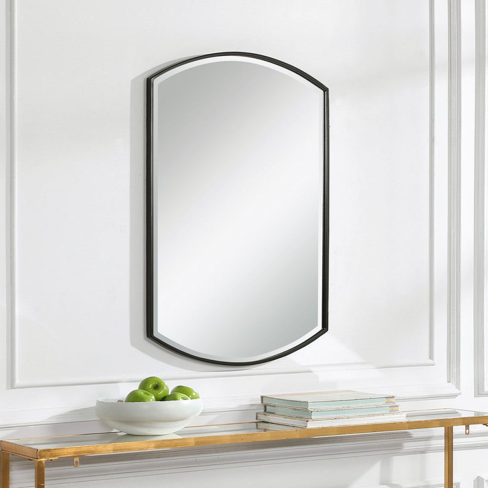 Uttermost Shield Shaped Iron Mirror 09705