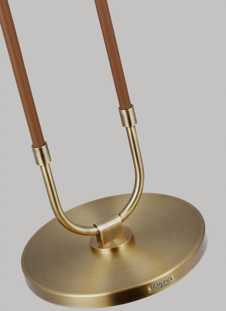 Katie Floor Lamp, Time Worn Brass