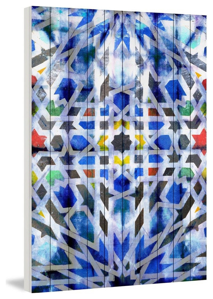 "Arfoud" Print on White Wood, 40"x60"