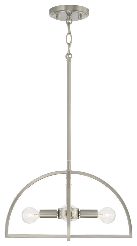 Capital Lighting 248841 Lawson 4 Light 15"W Semi-Flush Ceiling - Matte Black