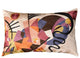 Lumbar Kandinsky Ivory Decorative Pillow Cover Rectangle Art Silk, 13x21"
