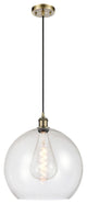 Innovations 516-1P-AB-G124-14-LED 1 Light Pendant, Antique Brass