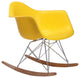 Rocker Bucket Chair, Yellow