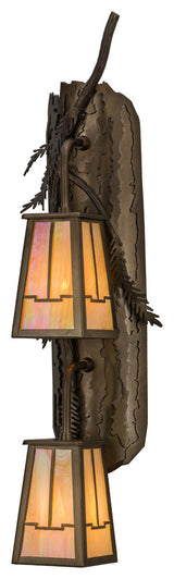 7.5W Pine Branch Valley View 2 LT Wall Sconce