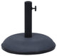 vidaXL Parasol Base 66.1 lbs Dark Gray Steel and Cement