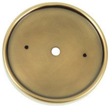 Classic Flush Mount Bell Lantern with Clear Glass, Rubbed Brass