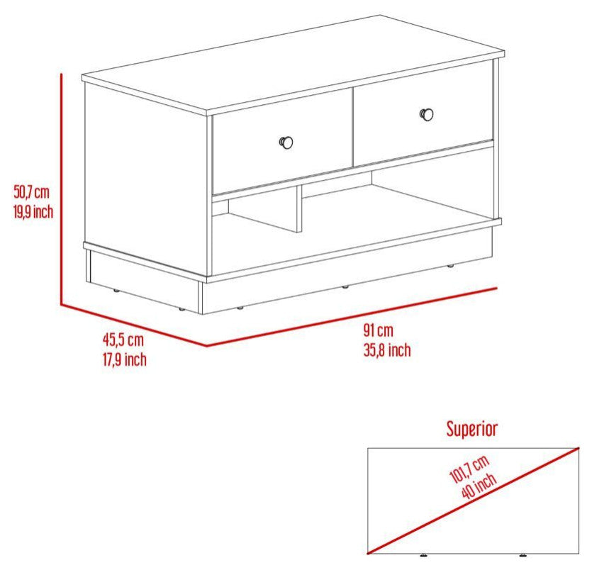 Uranus Storage Bench, Black