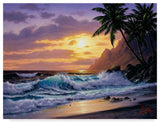 "Sunset Beach 3" by Anthony Casay, Canvas Art, 24"x18"