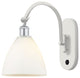 Innovations 518-1W-WPC-GBD-751 1-Light Sconce, White and Polished Chrome