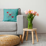 You've Won My Heart Decorative Throw Pillow, Spring Green, 20"x20"