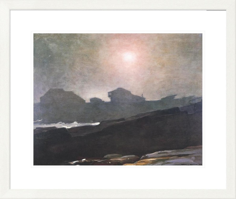 "The Artists Studio In An Afternoon Fog"  by Winslow Homer, 31x26"