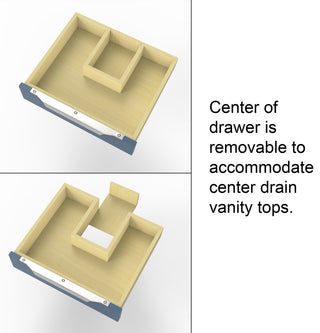 CastelloUSA Alpine 72" Wall Mounted Vanity, Base Only, Gray, Gold Handles