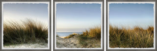 The Hidden Beach Triptych, 3-Piece Set, 24x24 Panels