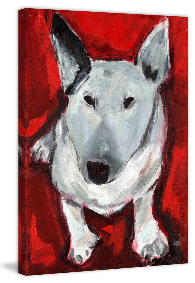 "T DoG" Painting Print on Canvas by Tori Campisi