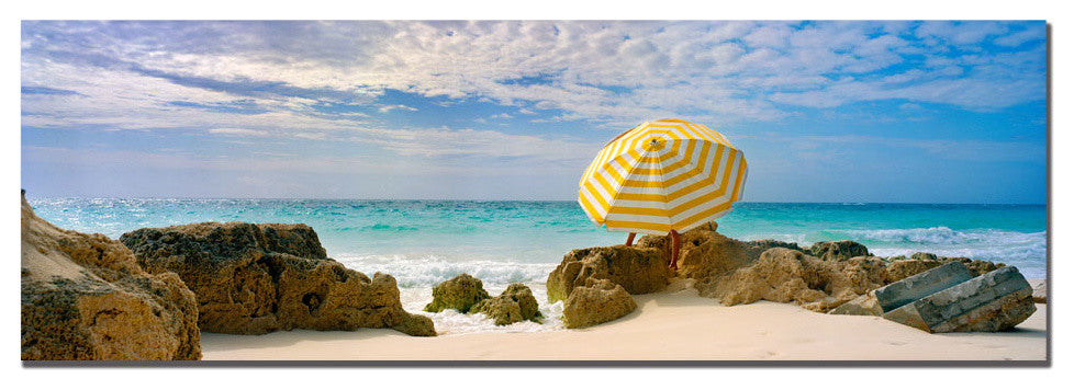 'Bermuda Umbrella' Canvas Art by Preston