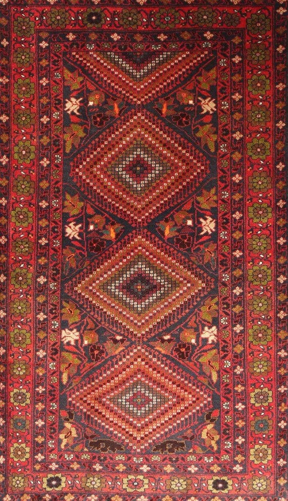 Ahgly Company Indoor Rectangle Traditional Area Rugs, 2' x 4'