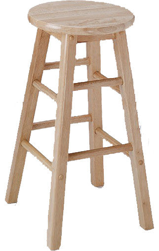 2pc Natural Counter Height Stool