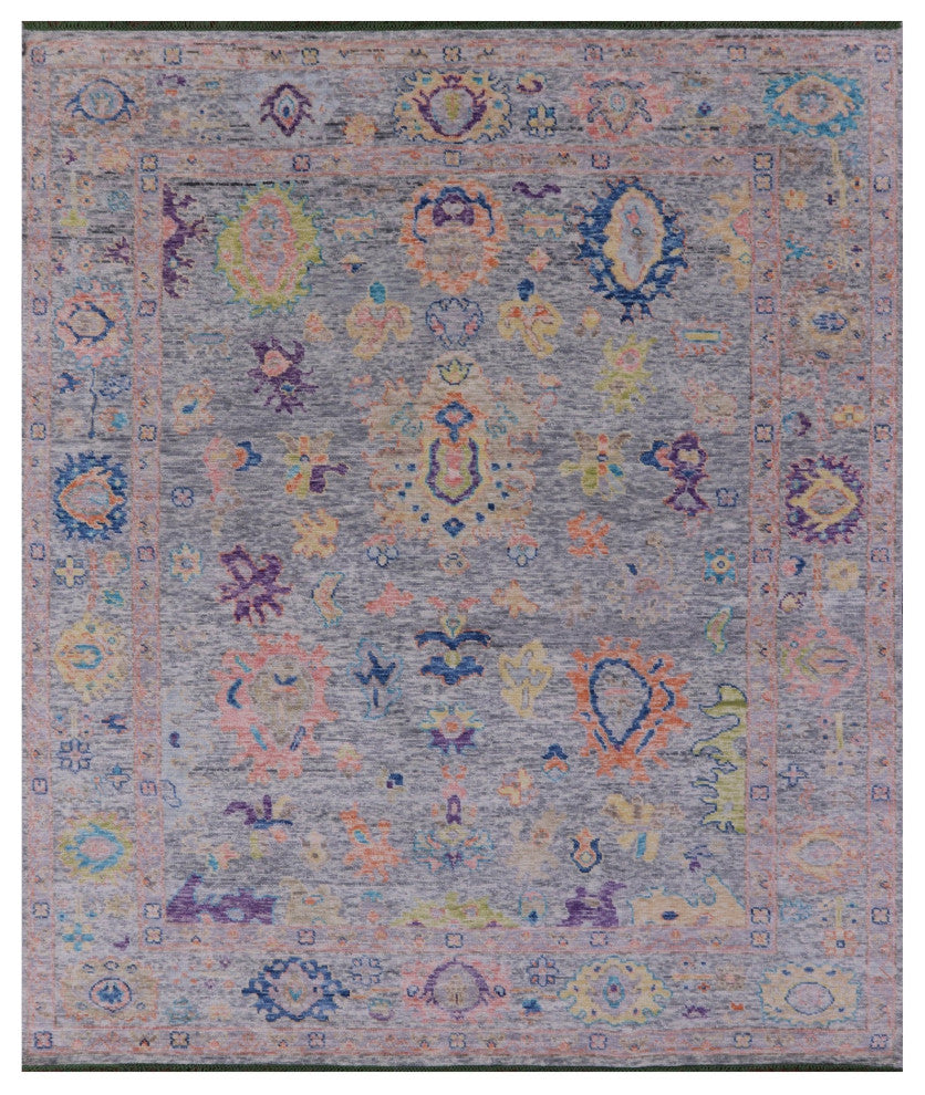 8' 4" X 10' 0" Turkish Oushak Handmade Wool Rug - Q16044