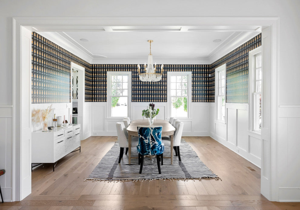 Crystorama Lighting Group BLA-10668 Bella 8 Light 26"W Beaded - Antique Gold