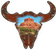 Buffalo Skull Ornament