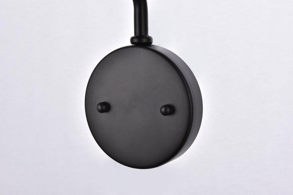 Cerys 2-Light Black Wall Sconce