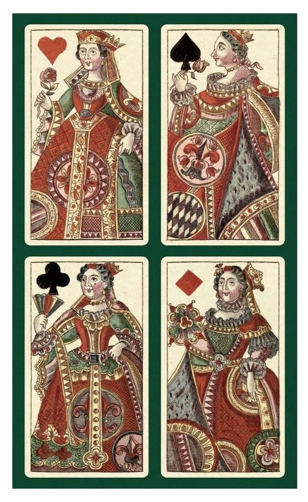 "Queens (Bauern Hochzeit Deck)" Print by Andreas Benedictus GÃŒÂ¦bl, 20"x32"