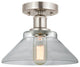 Innovations 616-1F-SN-G132 1 Light 8.375" Flush Mount, Brushed Satin Nickel