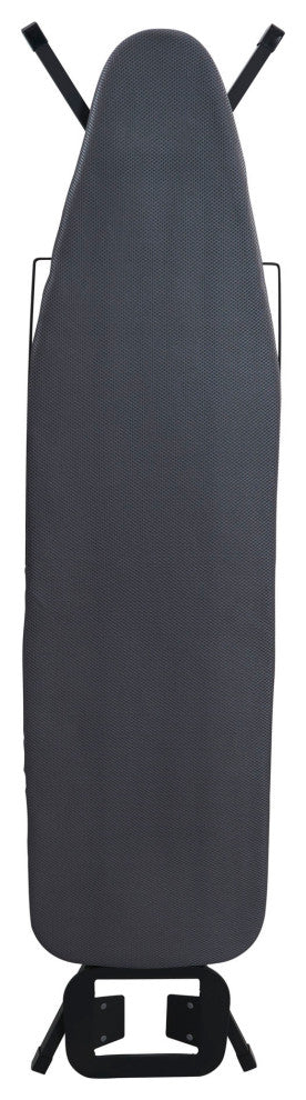 Deluxe Matte Black Ironing Board With Mesh Steel Top