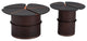 Set of Two Lilypad Wooden Tables