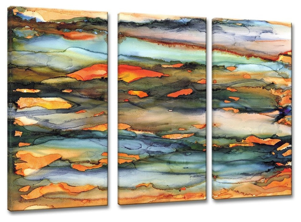 Ready2HangArt 'Methane' Canvas Wall Decor Set, 24"x36" 3-Panels