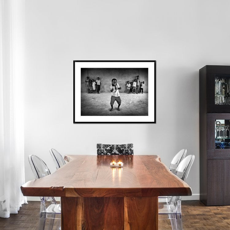 "The Performer" Framed Digital Print by Marc Apers, 44x33"