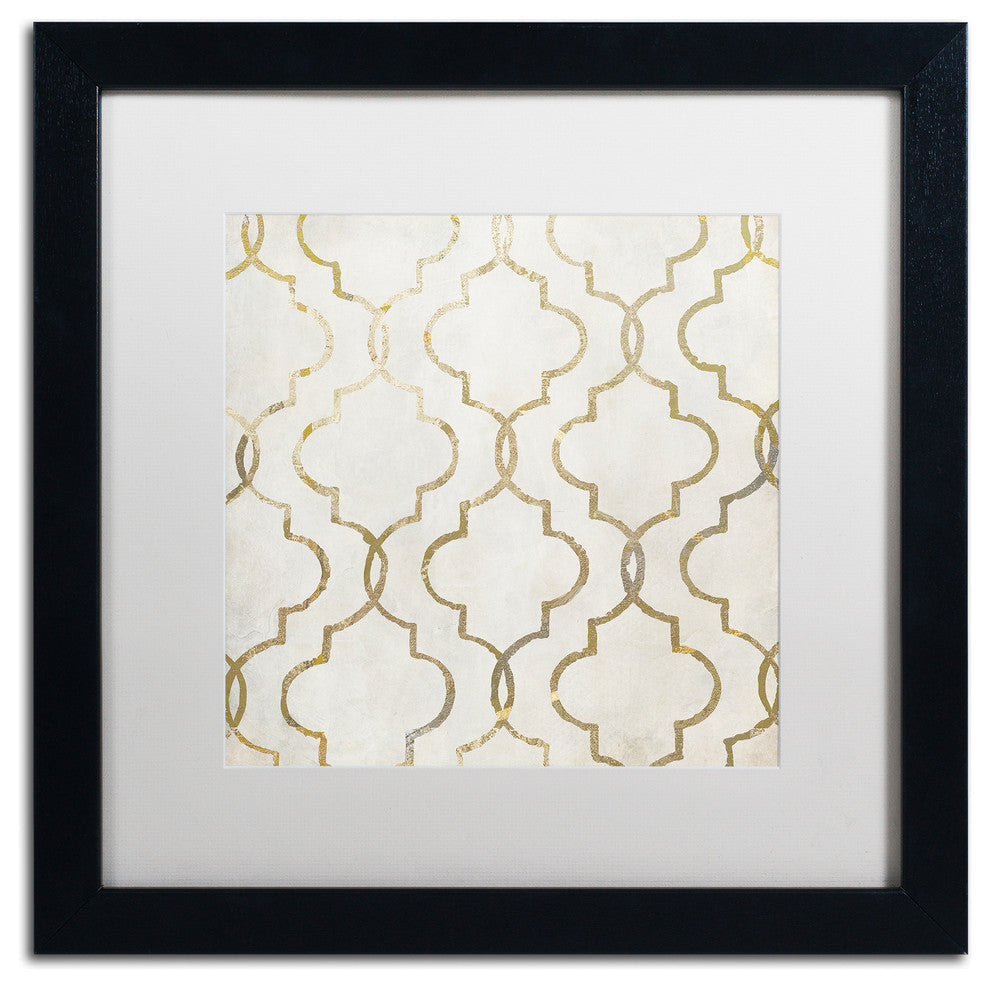 Color Bakery 'Paris Apartment IV', Black Frame, White Mat, 16x16