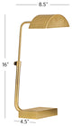 Golden Desk Lamp - Brass