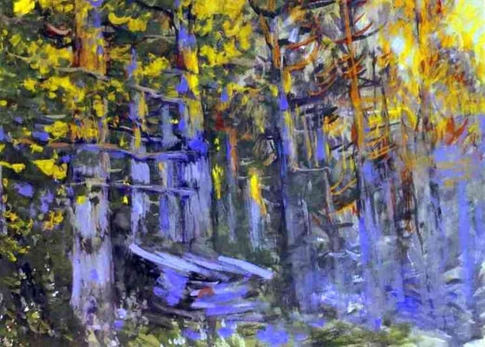 Constantin Alexeevich Korovin The Forest, 18"x27" Wall Decal