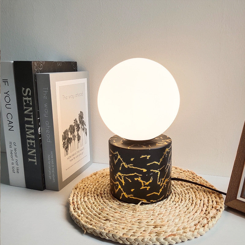Leukerbad | Minimalistic Glass Ball LED Night Lamp