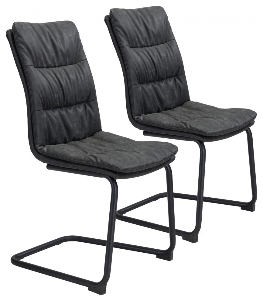 Sharon Dining Chair, Set of 2 Vintage Black