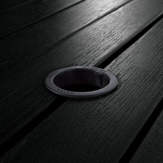 Sequoia 36" Round Counter Bistro Dining Table, Black