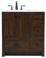 Elegant Lighting VF2832 Soma 32" - Expresso