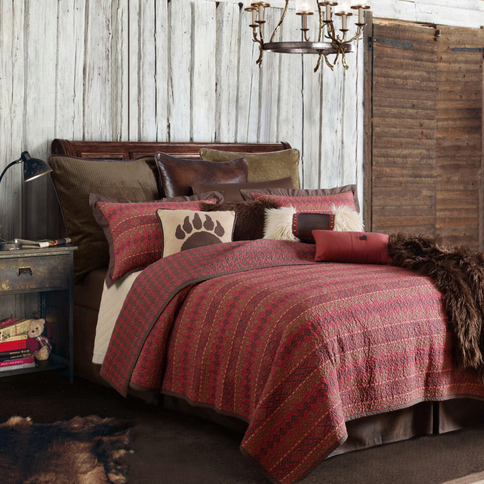 Rushmore Reversible Quilt Set, King, 3 Piece
