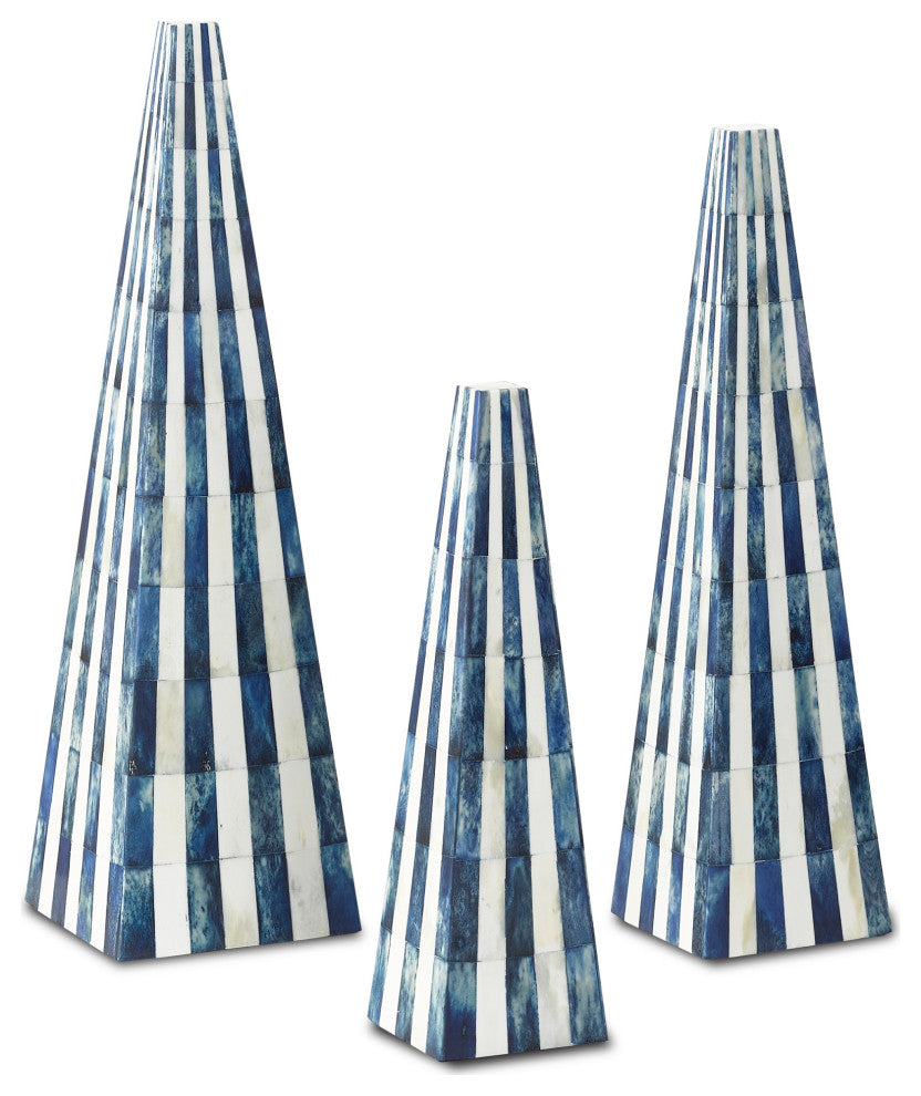 Ossian Blue Obelisk Set
