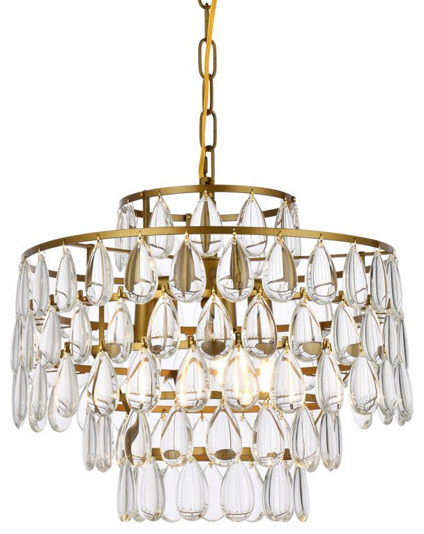 Murphy 16" Pendant, Brass