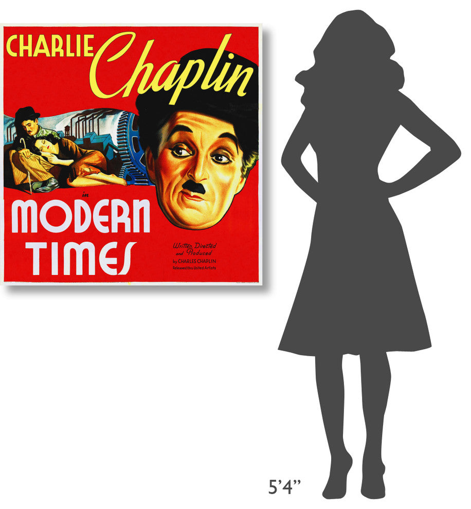 "Modern Times, 1936" Stretched Canvas Giclee by Hollywood Photo Archive, 36x36"